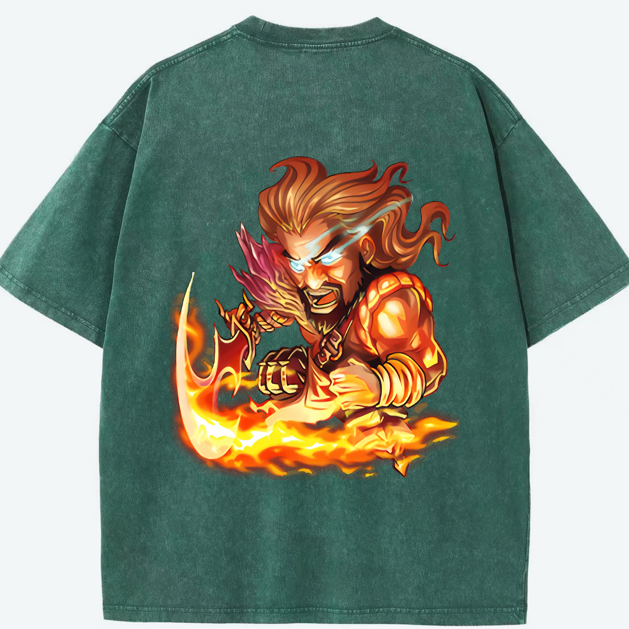 リーグ・オブ・レジェンド League of Legends LOL 綿100% ヴィンテージ風 半袖Tシャツ（背面プリント）